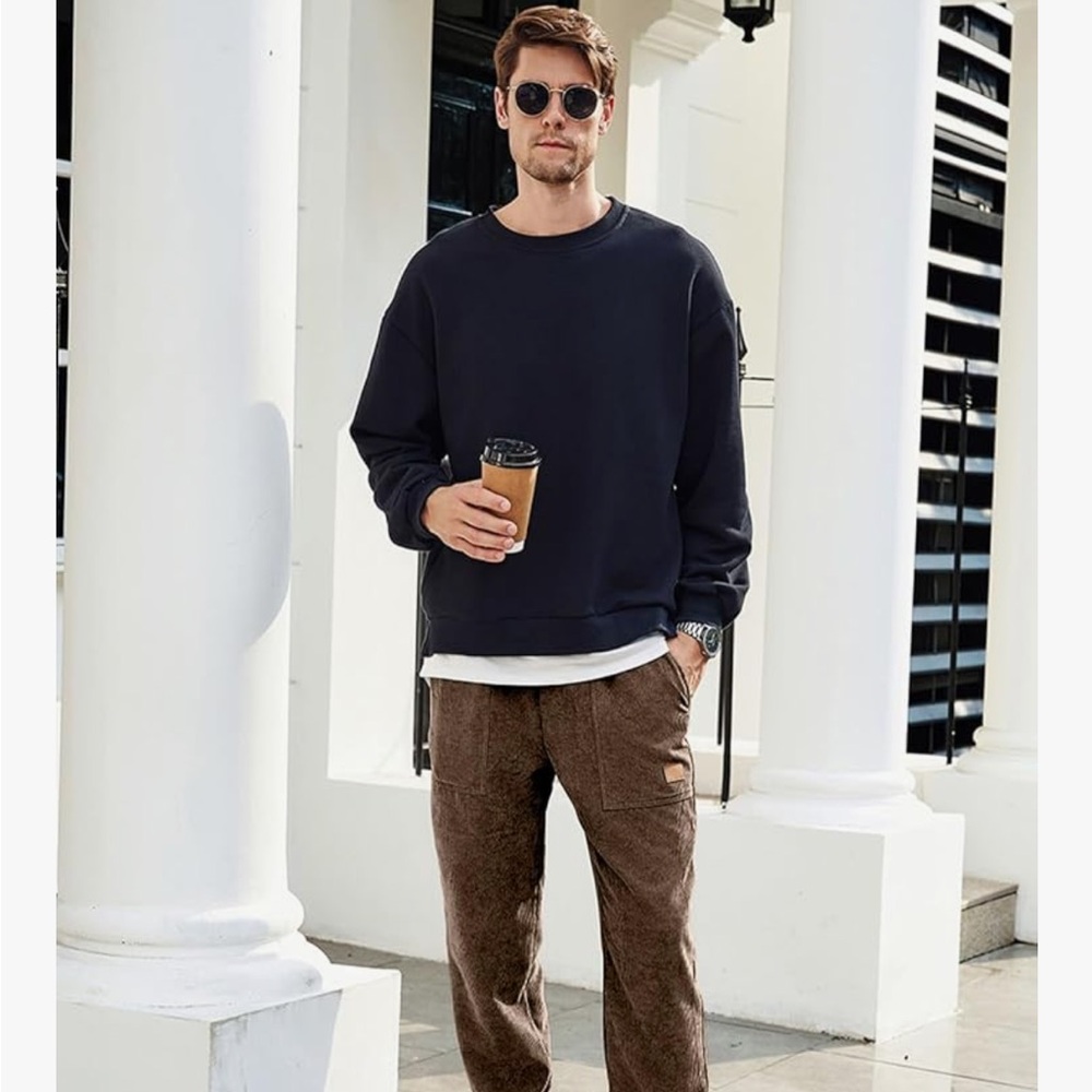 Brown Corduroy Joggers